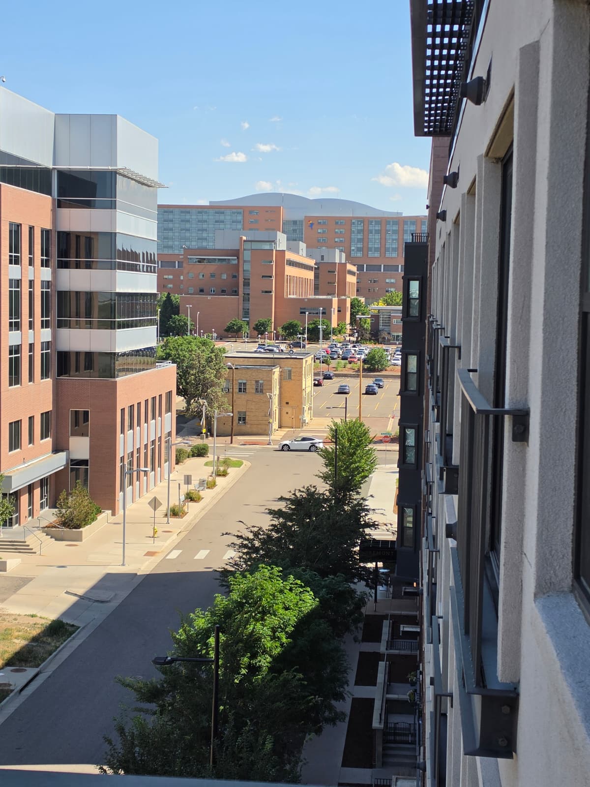 Furnished apartment building exterior